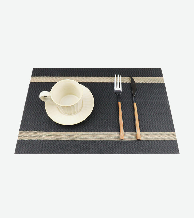 HD002+Metals Placemat Jacquard Weave