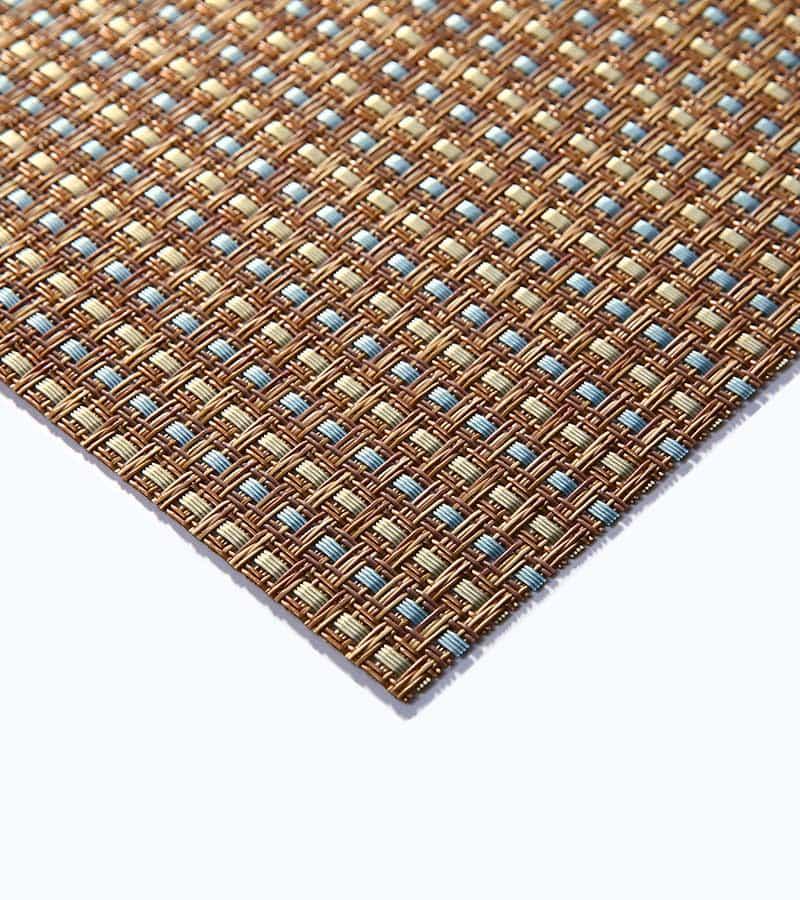 Jacquard Weave Grid Classic Polyester Placemat Tablecloth