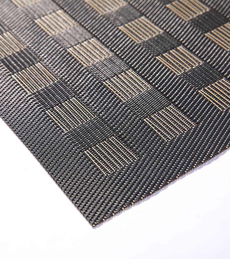 Jacquard Striped Pattern Anti-slip Placemat Fabric