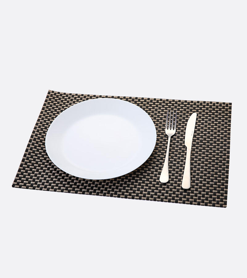 Classic Solid Color Grid Placemat