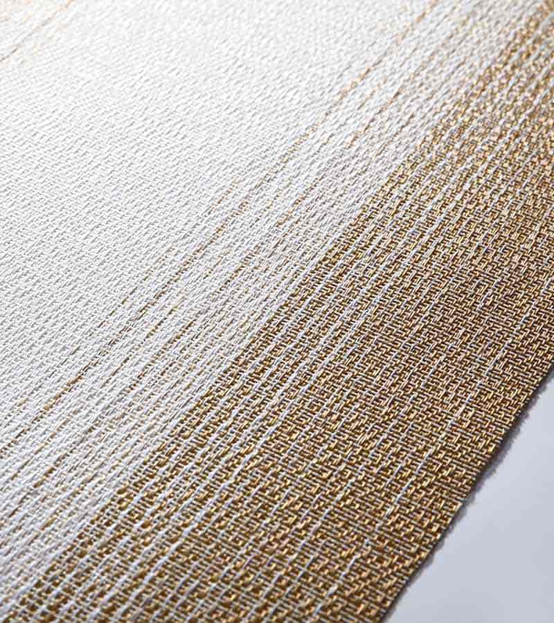 Teslin placemat grid solid color coffee color classic polyester PVC tablecloth