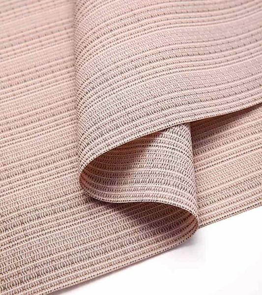 Jacquard Polyester Teslin Dish Mat Fabric Pink