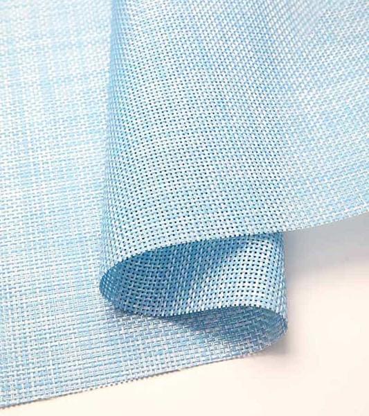 2*2 Light Blue Teslin Polyester Tablecloth