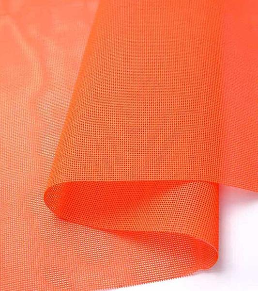1*1 Bright Orange PVC Polyester Classic Mesh Placemat