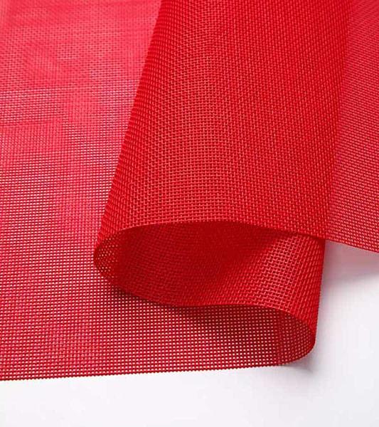 Teslin Red Heat Insulation Table Mats